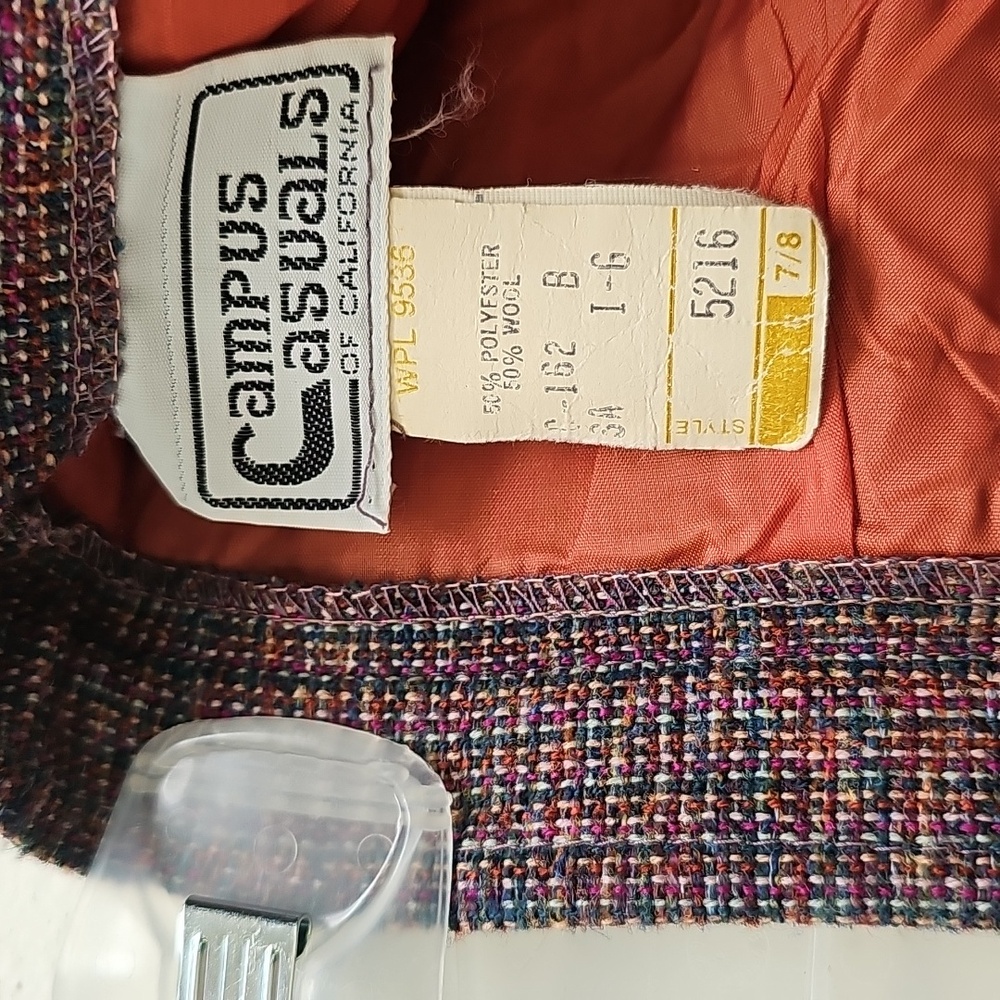 Vintage Campus Casuals Matching Skirt & Jacket